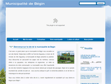 Tablet Screenshot of begin.ca